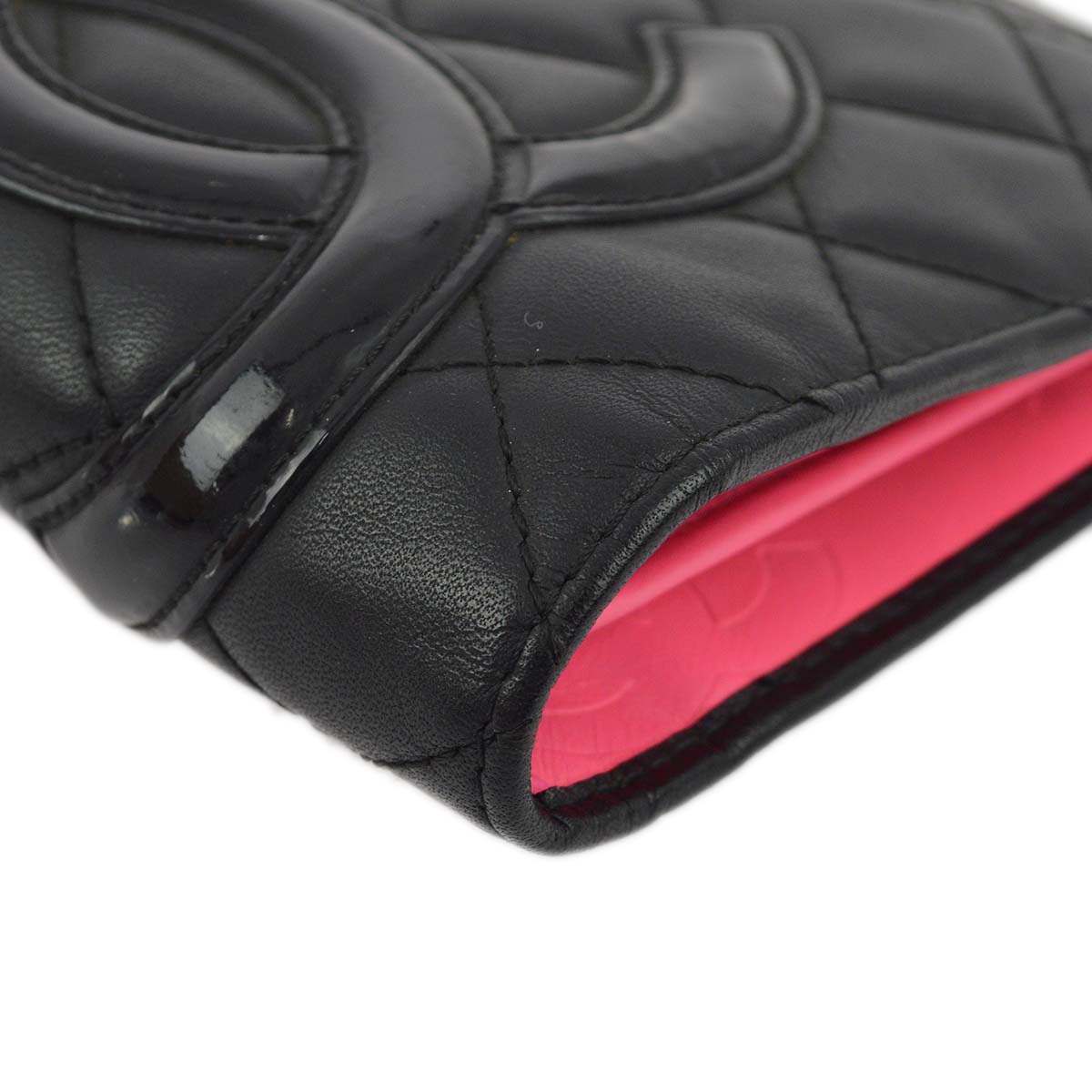 Luxury Chanel Black Calfskin Cambon Ligne Long Wallet