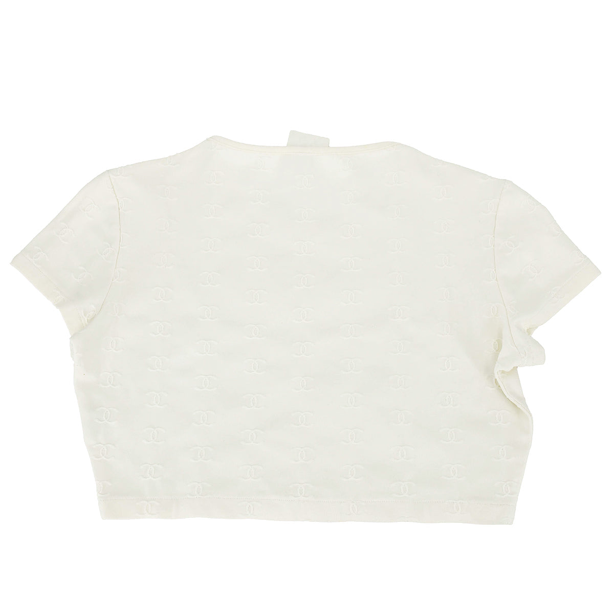 Luxury Chanel Cropped T-shirt White