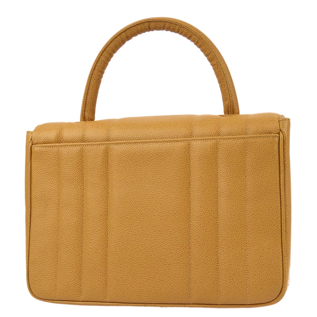 Luxury Chanel 1994-1996 Beige Caviar Mademoiselle Handbag