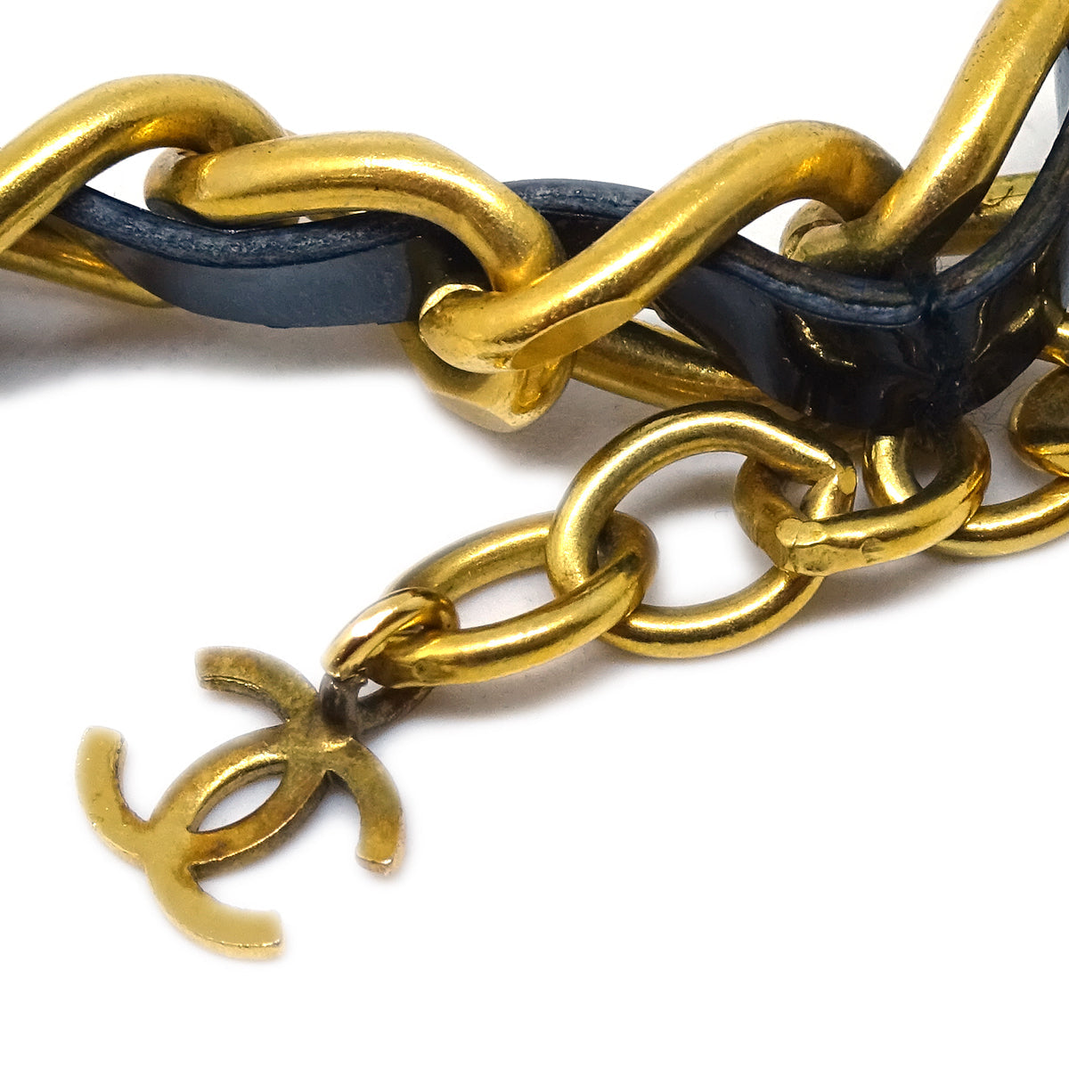Luxury Chanel 1996 Crystal & Gold CC Choker