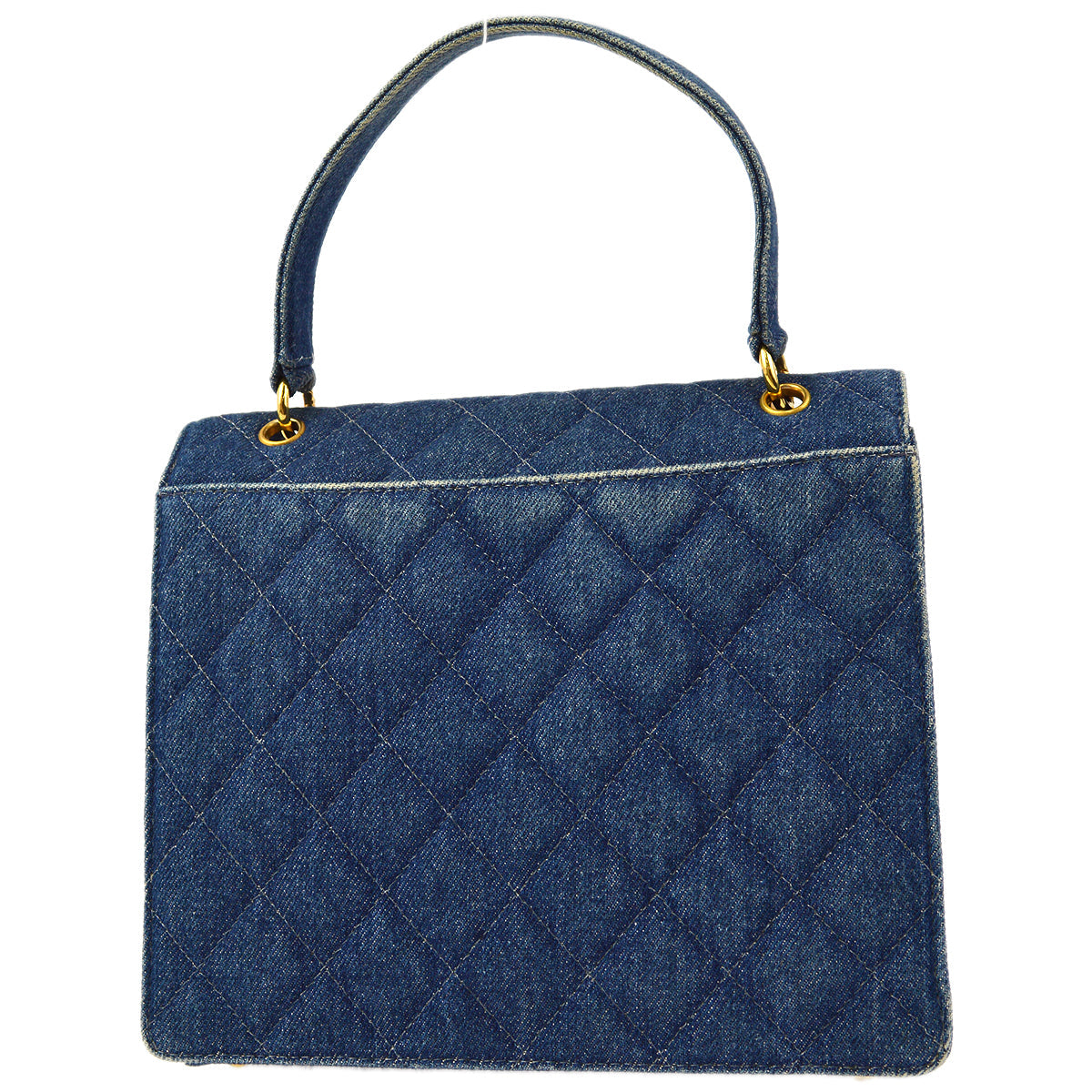 Luxury Chanel 1997-1999 Indigo Denim Handbag