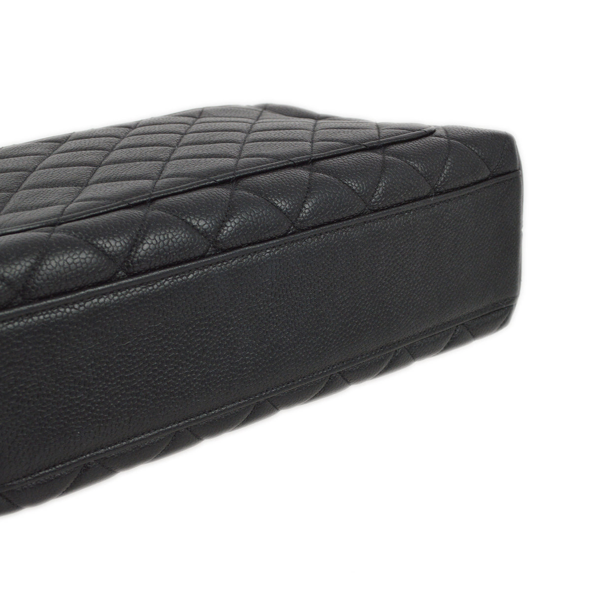 Luxury Chanel 1996-1997 Black Caviar Kelly Handbag