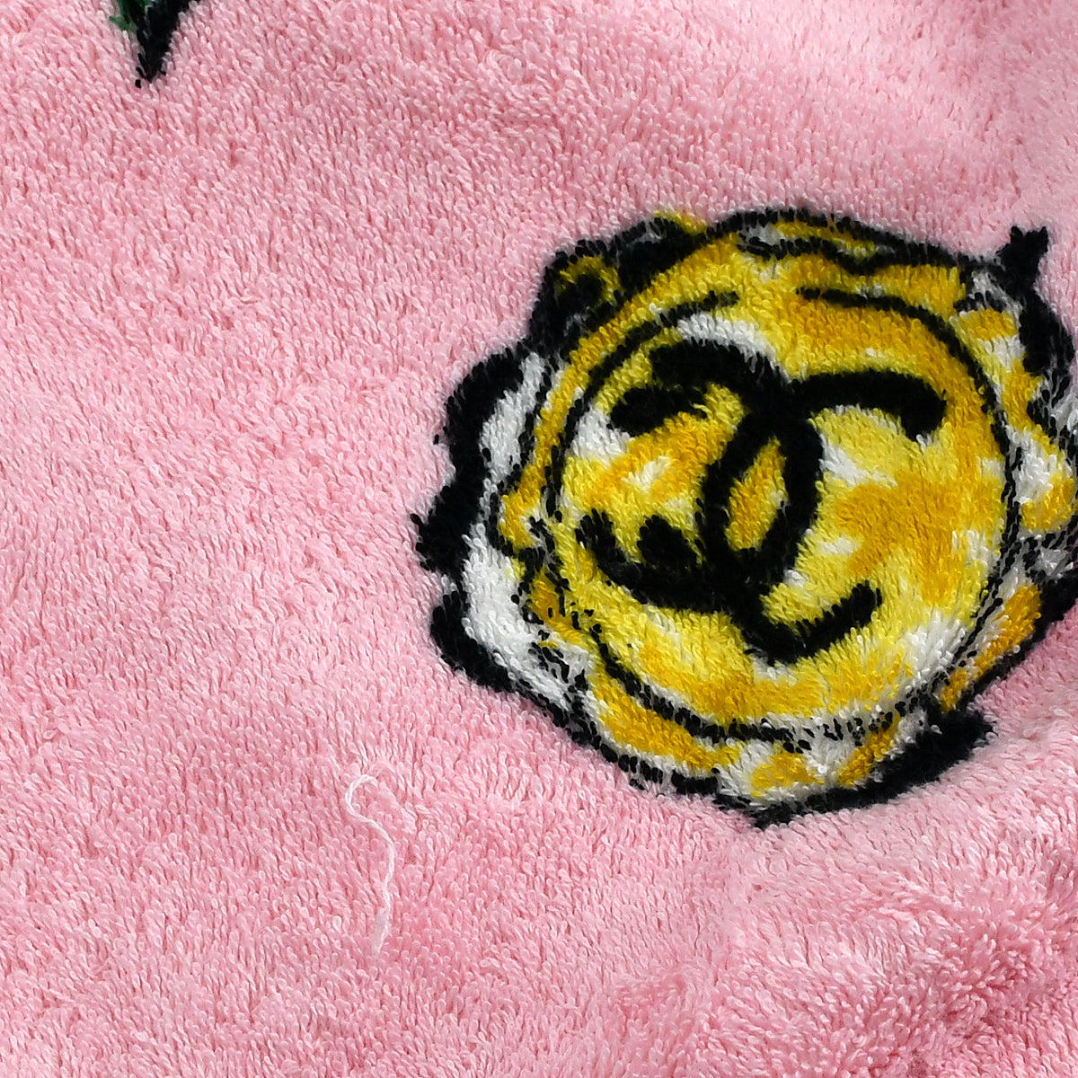 Luxury Chanel Icon Beach Towel Pink Small New