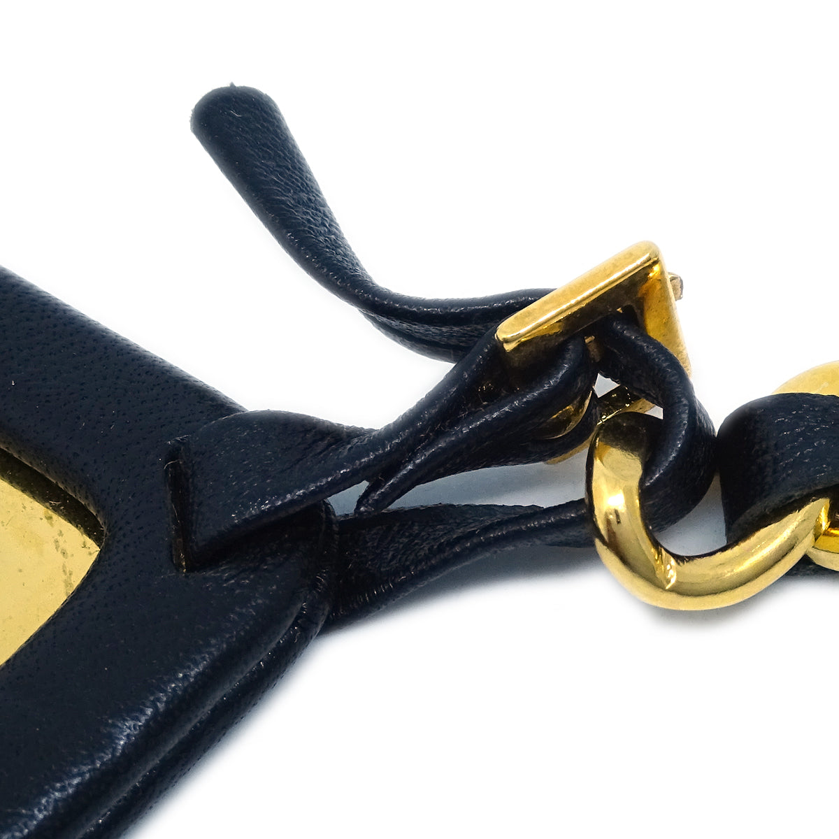 Luxury Chanel Gold Chain Key Holder 94P Small New