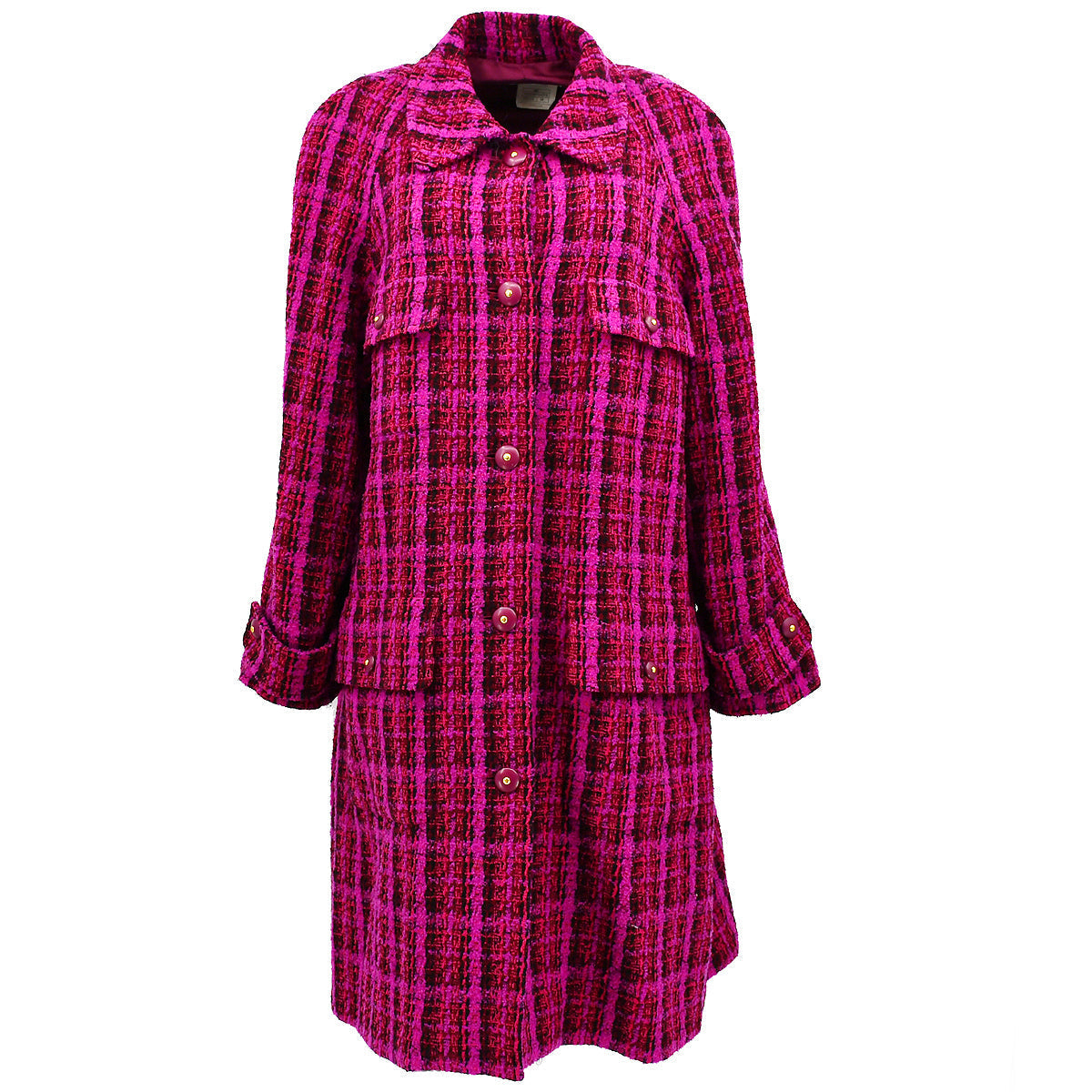 Luxury Chanel Coat Pink 95A #38