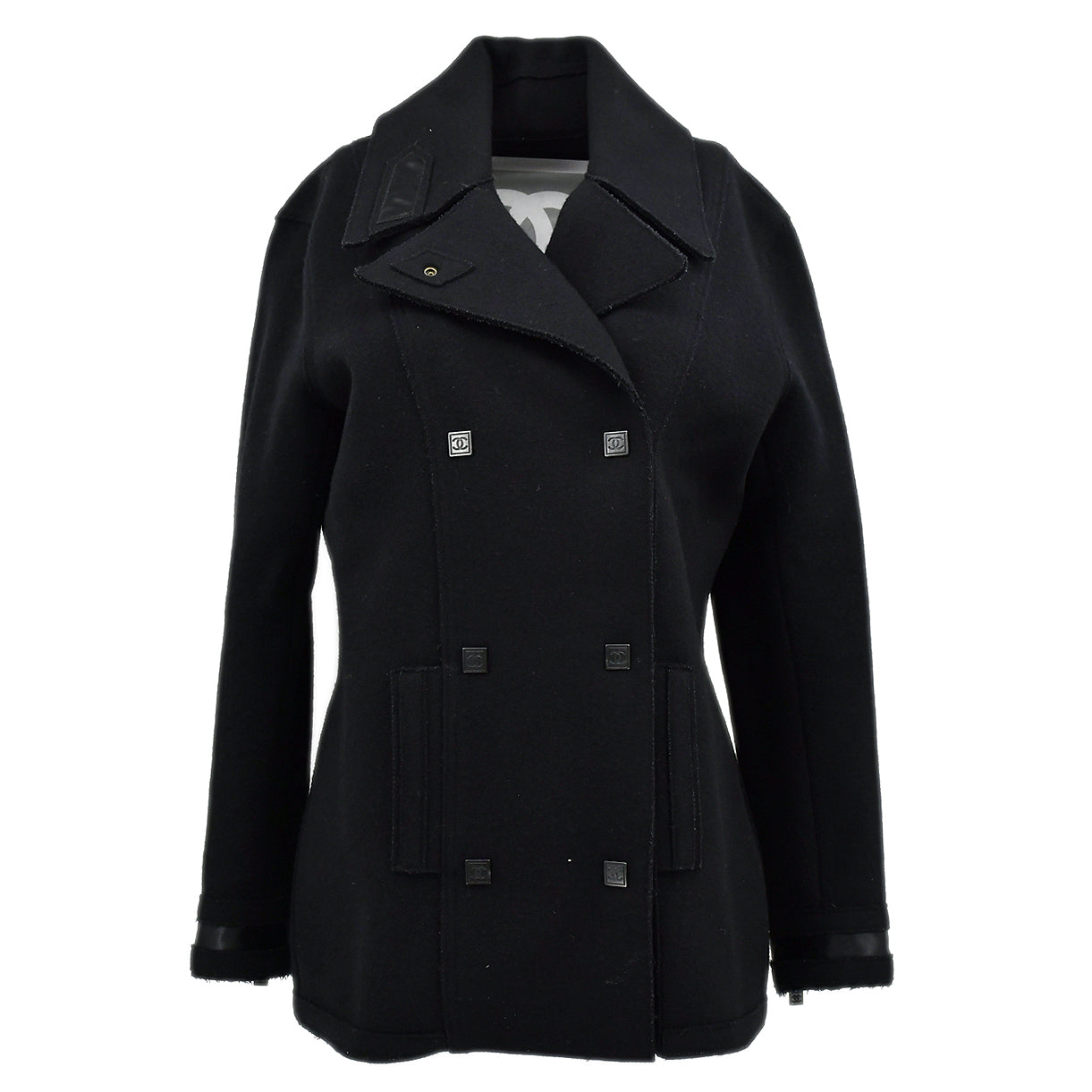 Luxury Chanel Sport Line Coat Black 05A #42