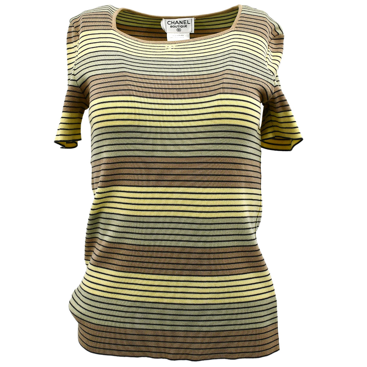 Luxury Chanel T-shirt Brown 98P #42