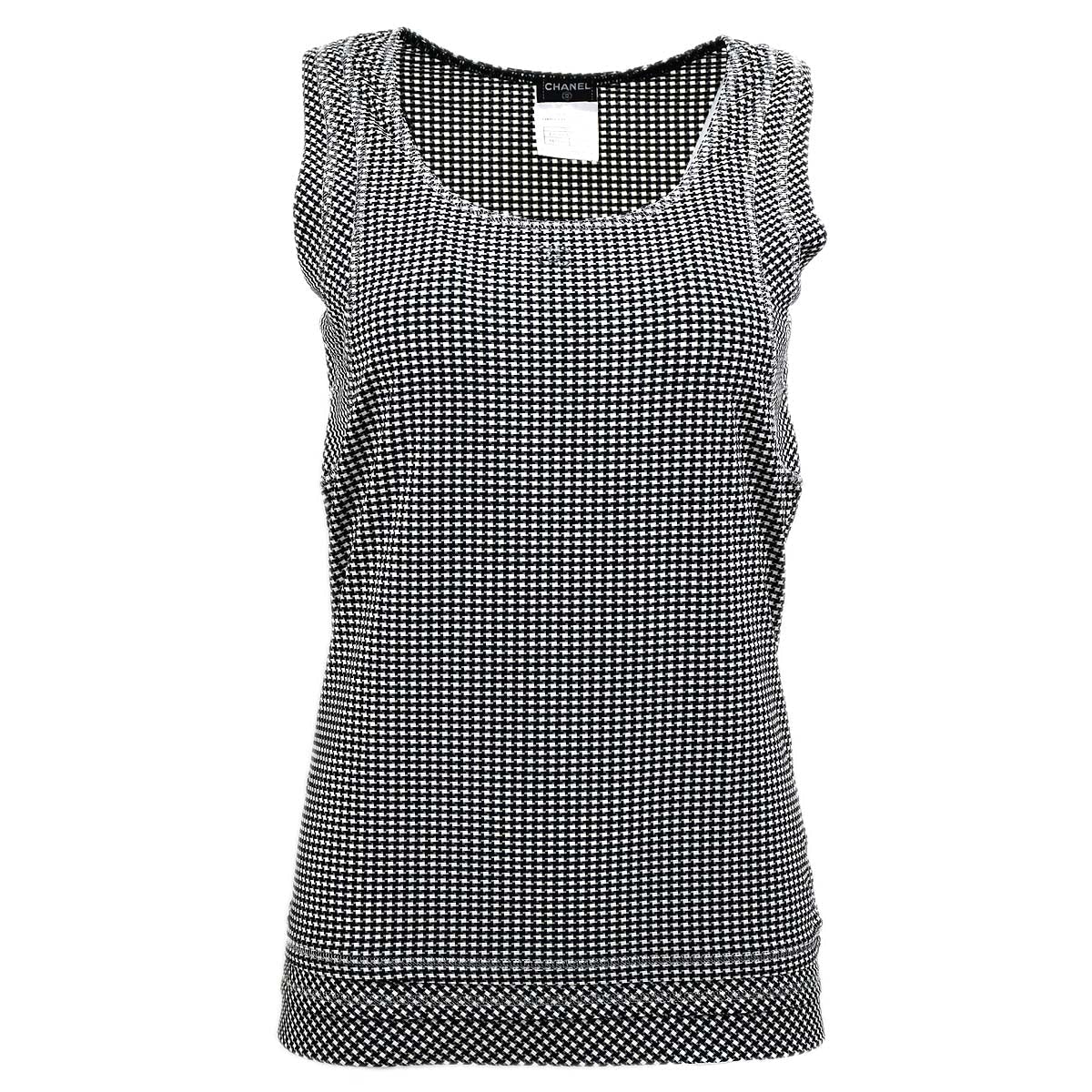 Luxury Chanel Sleeveless Tops Black 08C #38