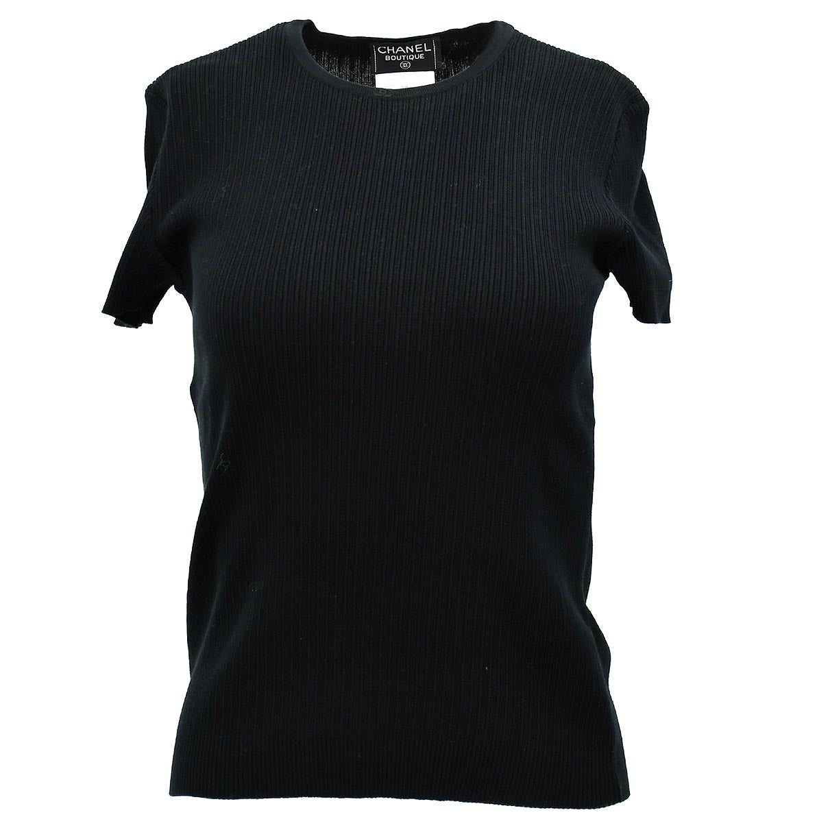 Luxury Chanel T-shirt Black 97P #38