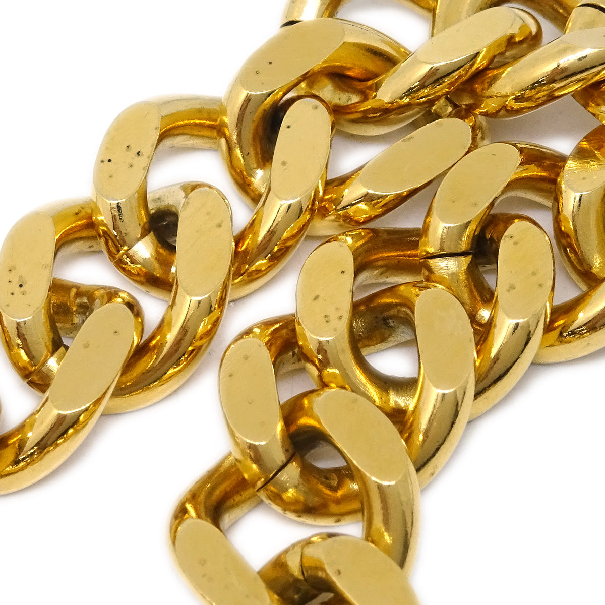 Luxury Chanel Medallion Chain Belt Gold 94A Small New