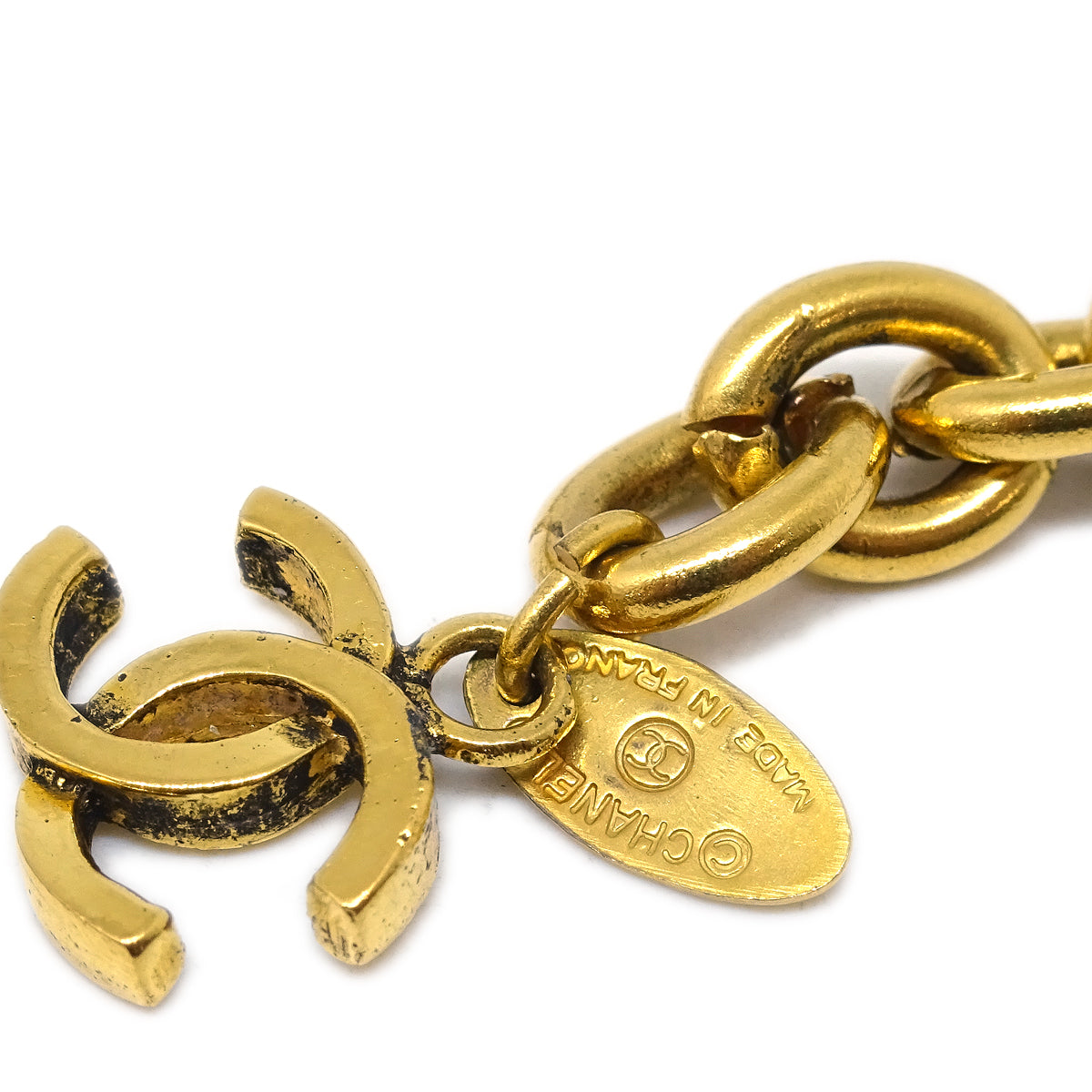 Luxury Chanel CC Chain Belt Gold 684 Small New