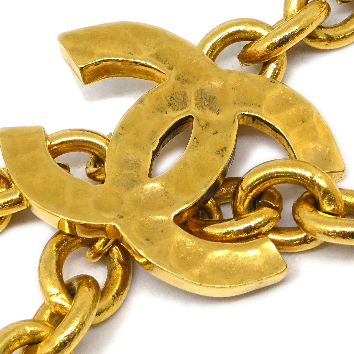 Luxury Chanel CC Chain Belt Gold 684 Small New