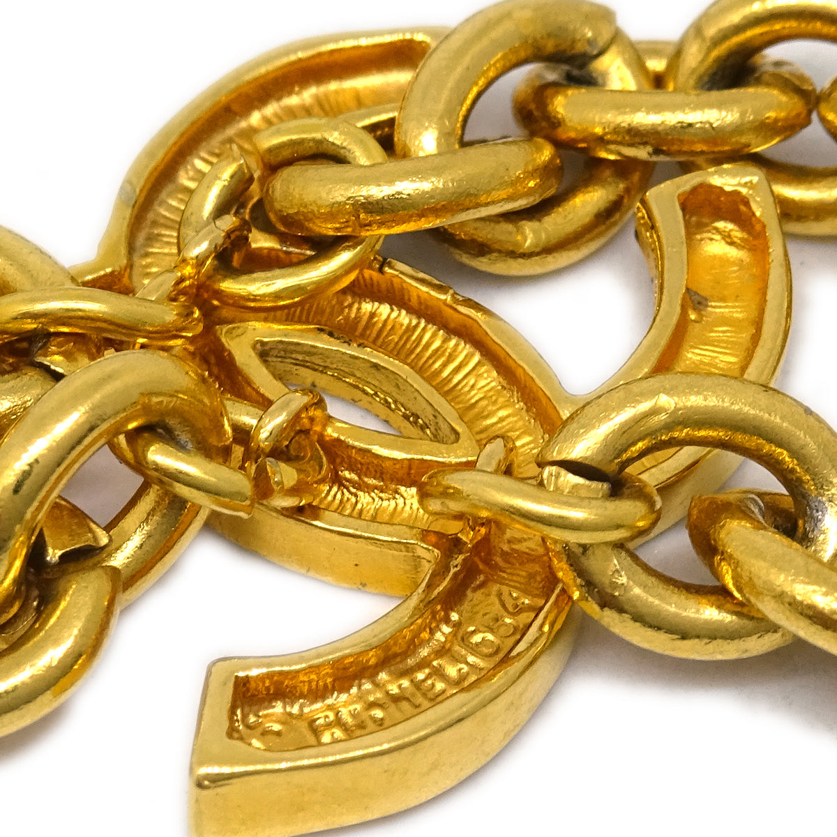 Luxury Chanel CC Chain Belt Gold 684 Small New