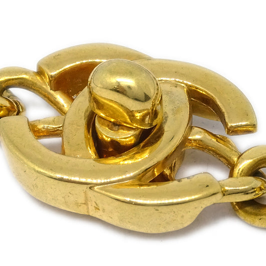 Luxury Chanel Turnlock Bracelet Gold 96P