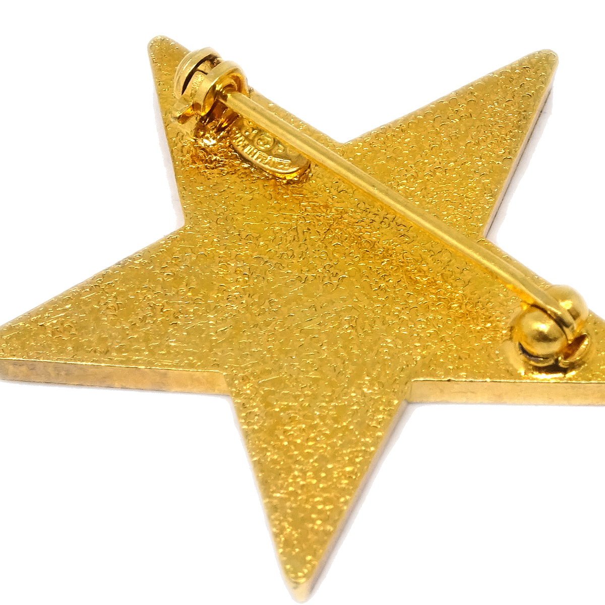 Luxury Chanel Star Brooch Pin White 01P