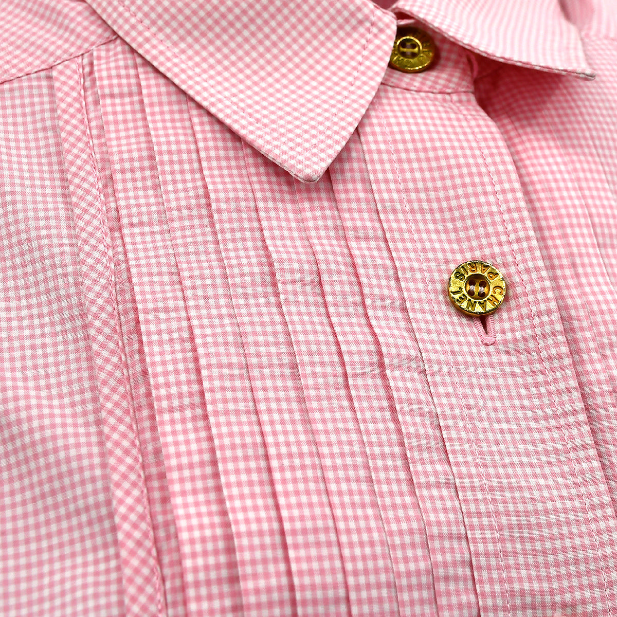 Luxury Chanel Shirt Blouse Pink