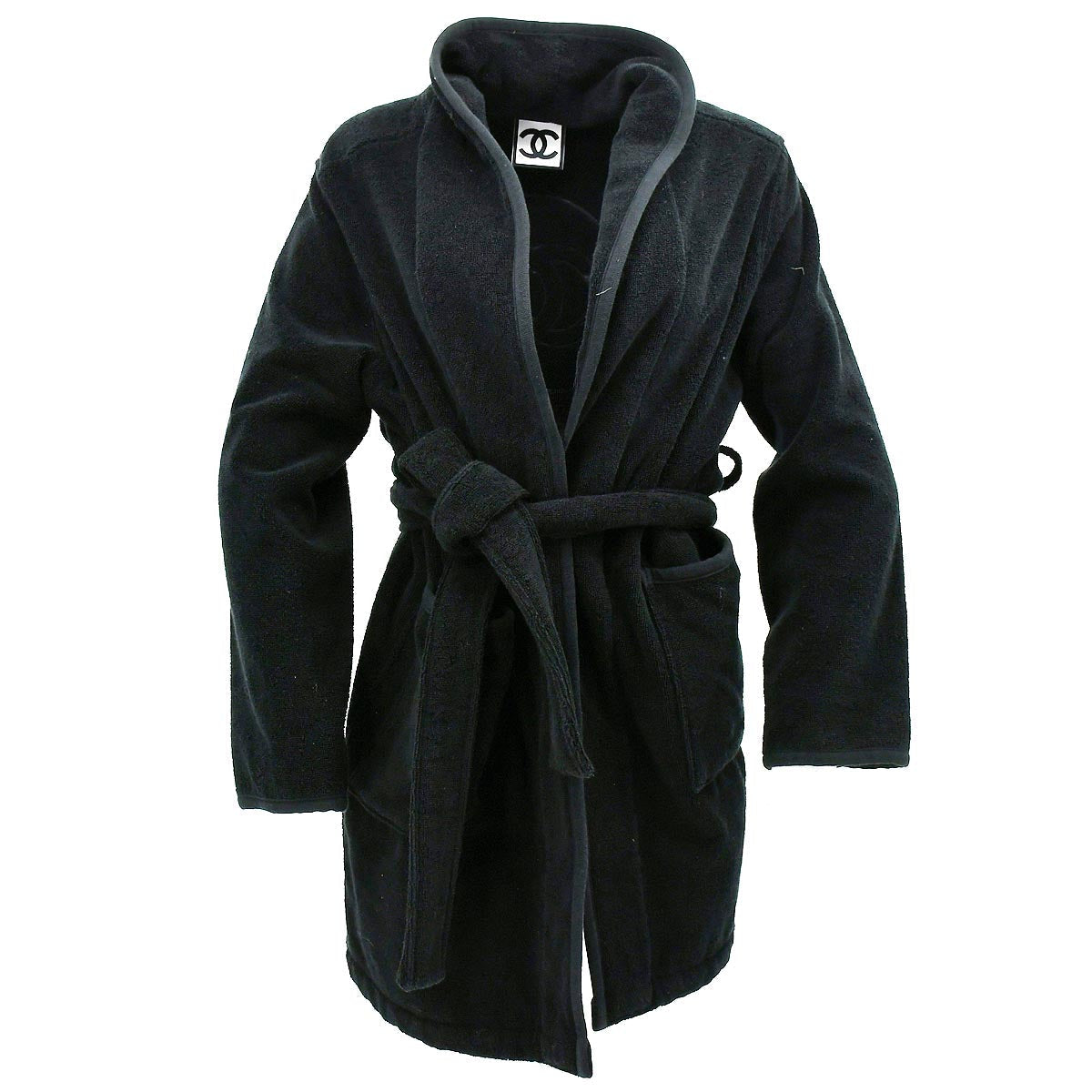 Luxury Chanel Sport Line Bathrobe Black 09C #1