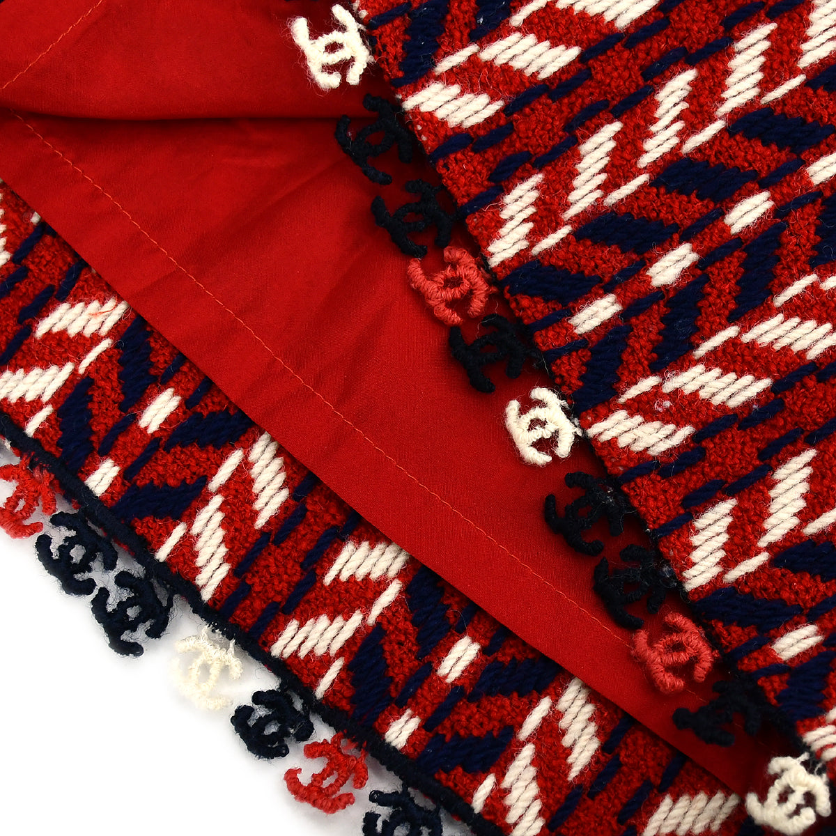 Luxury Chanel Skirt Red 04A #38