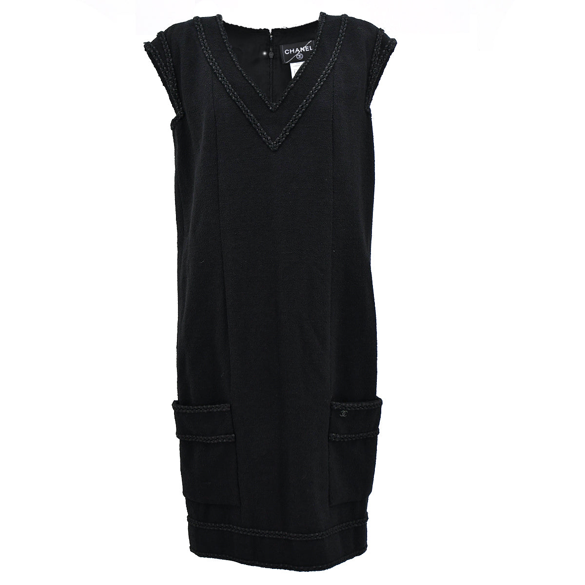 Luxury Chanel Dress Black 08C #36