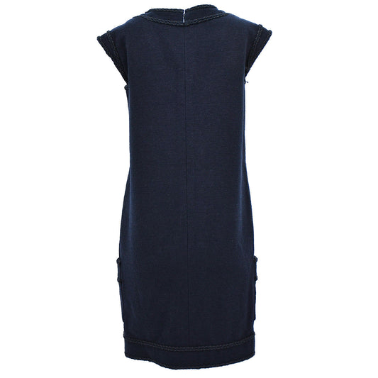 Luxury Chanel Dress Navy 08C #38