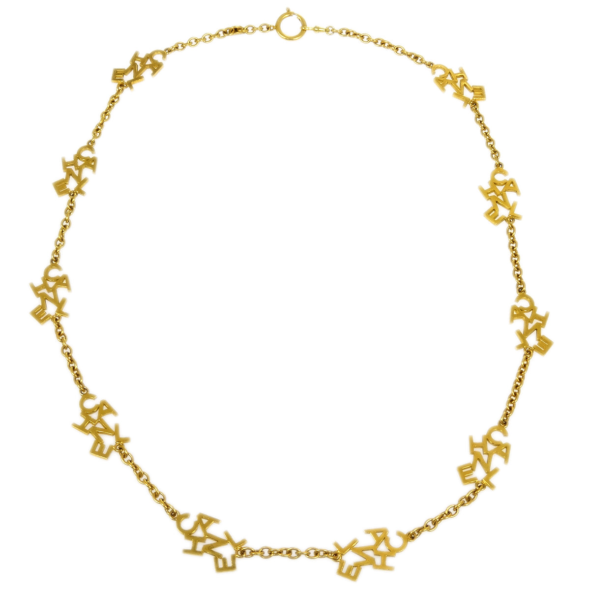 Luxury Chanel Chain Necklace Gold