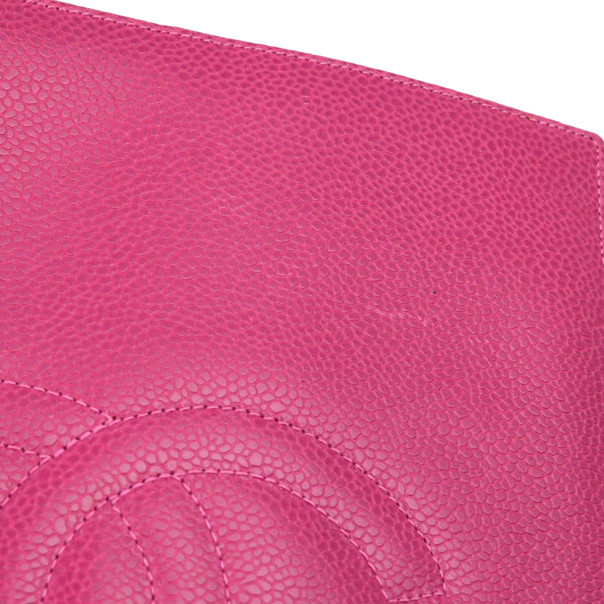 Luxury Chanel 1994-1996 Pink Caviar Notepad Cover Small New