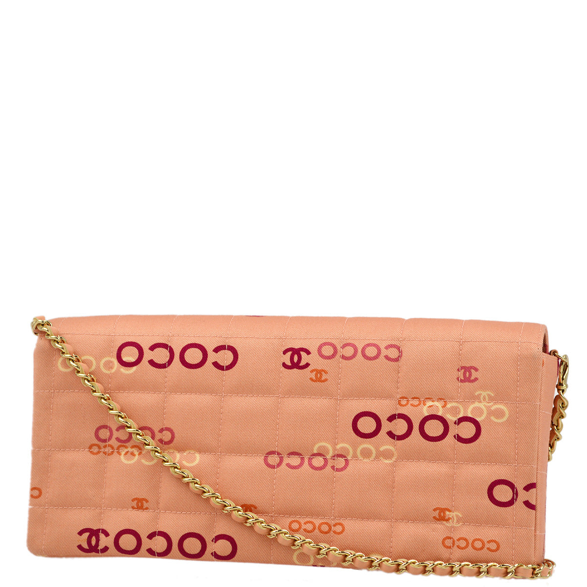 Luxury Chanel 2000-2001 Pink COCO East West Shoulder Bag