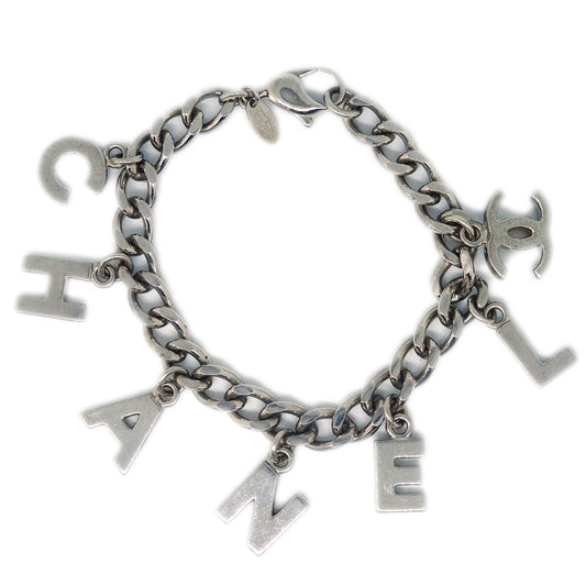 Luxury Chanel Silver Chain Bracelet 05V