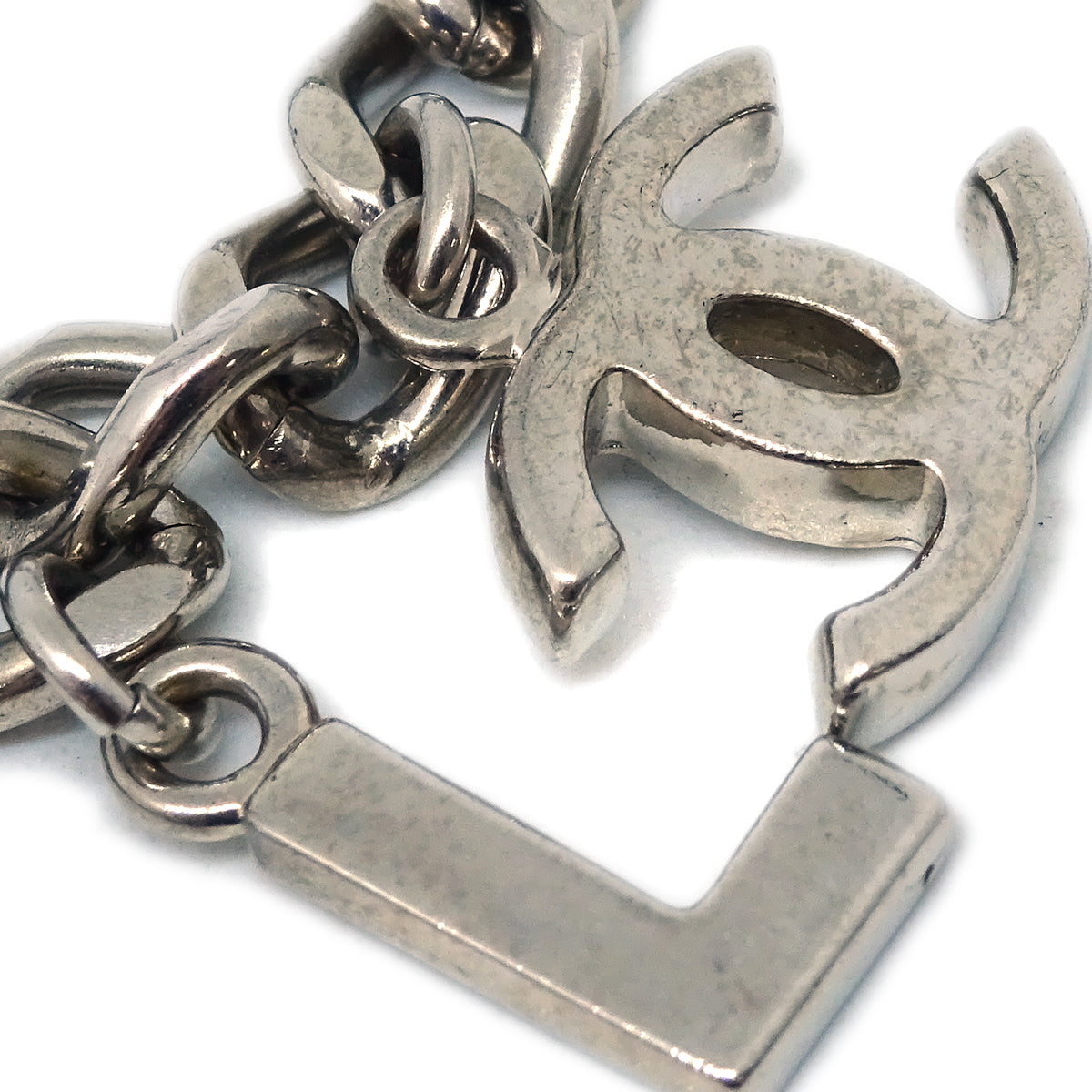 Luxury Chanel Silver Chain Bracelet 05V