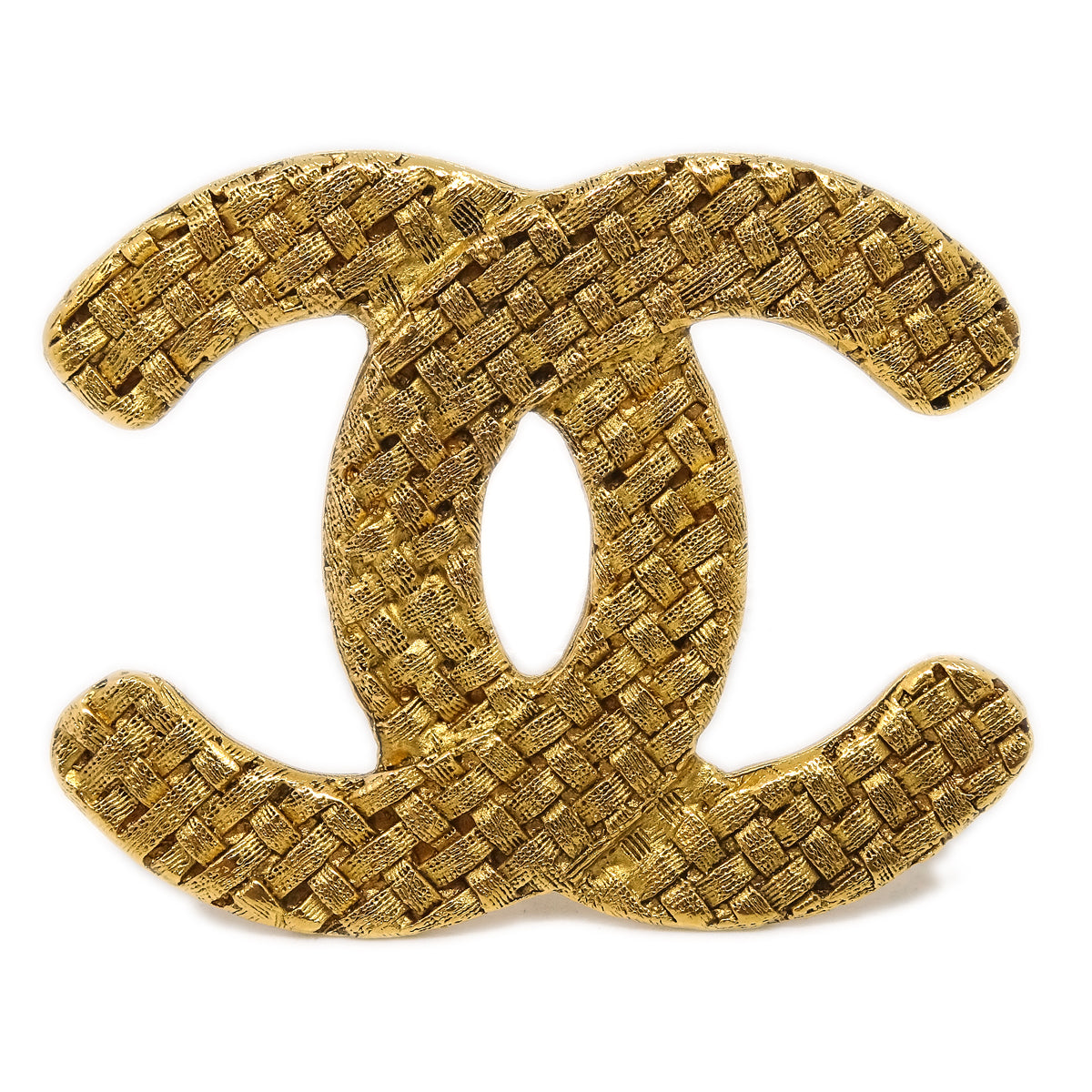 Luxury Chanel CC Brooch Pin Gold 29/1262