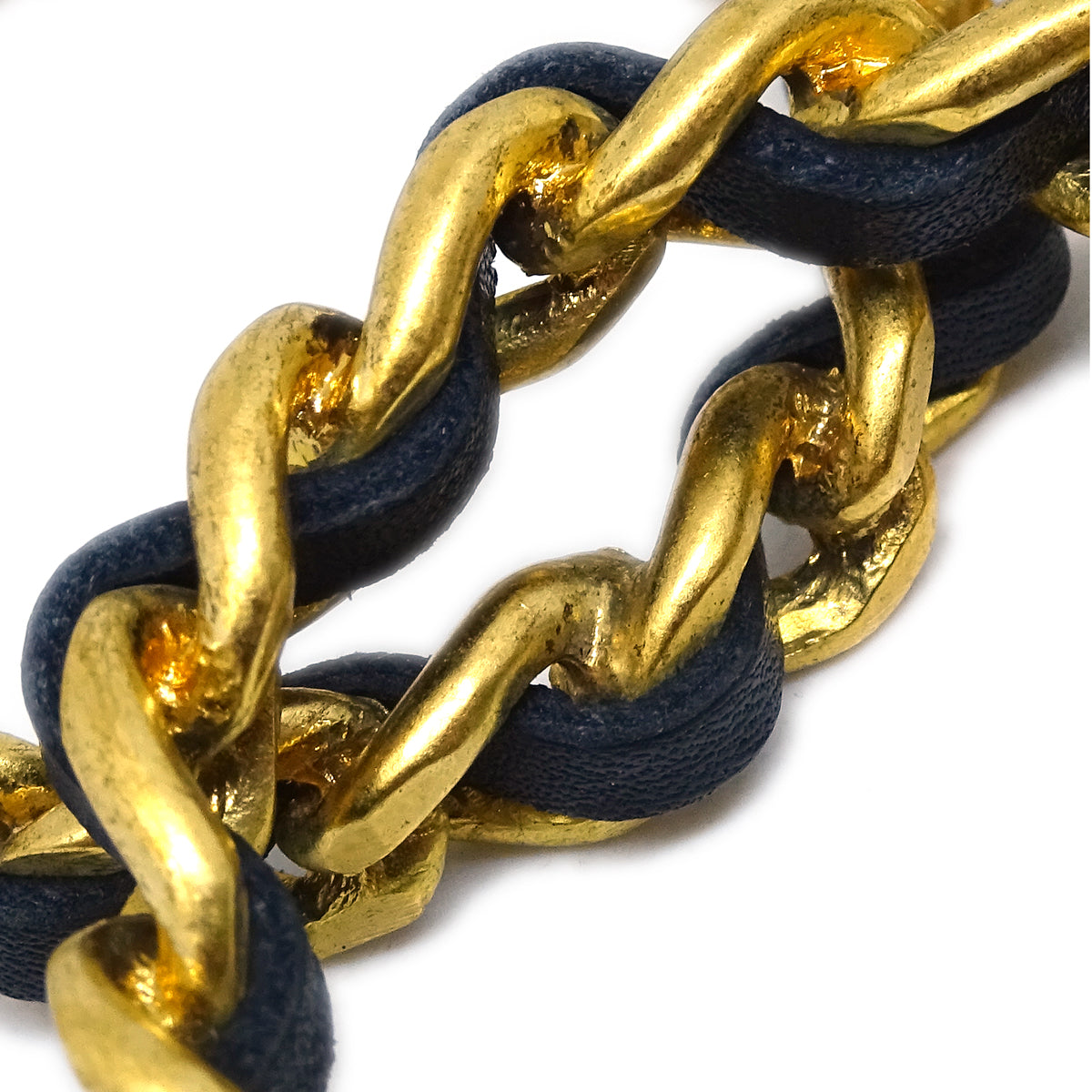 Luxury Chanel Hoop Dangle Earrings Clip-On Gold Black 94C