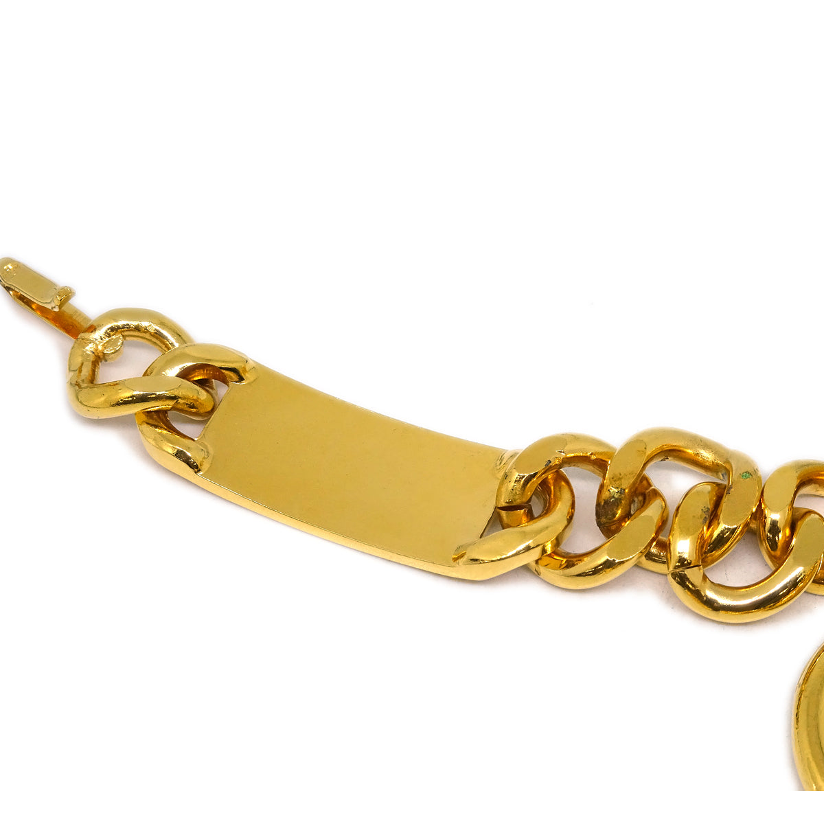 Luxury Chanel Medallion Chain Belt Gold Small New