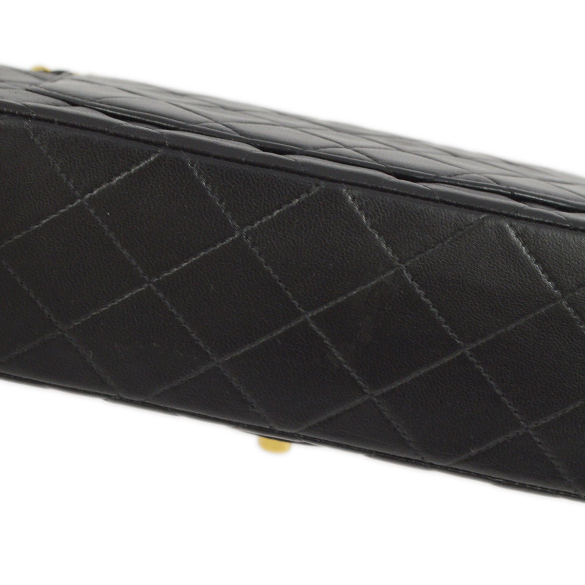 Luxury Chanel 2000-2001 Black Lambskin Small Classic Double Flap Shoulder Bag