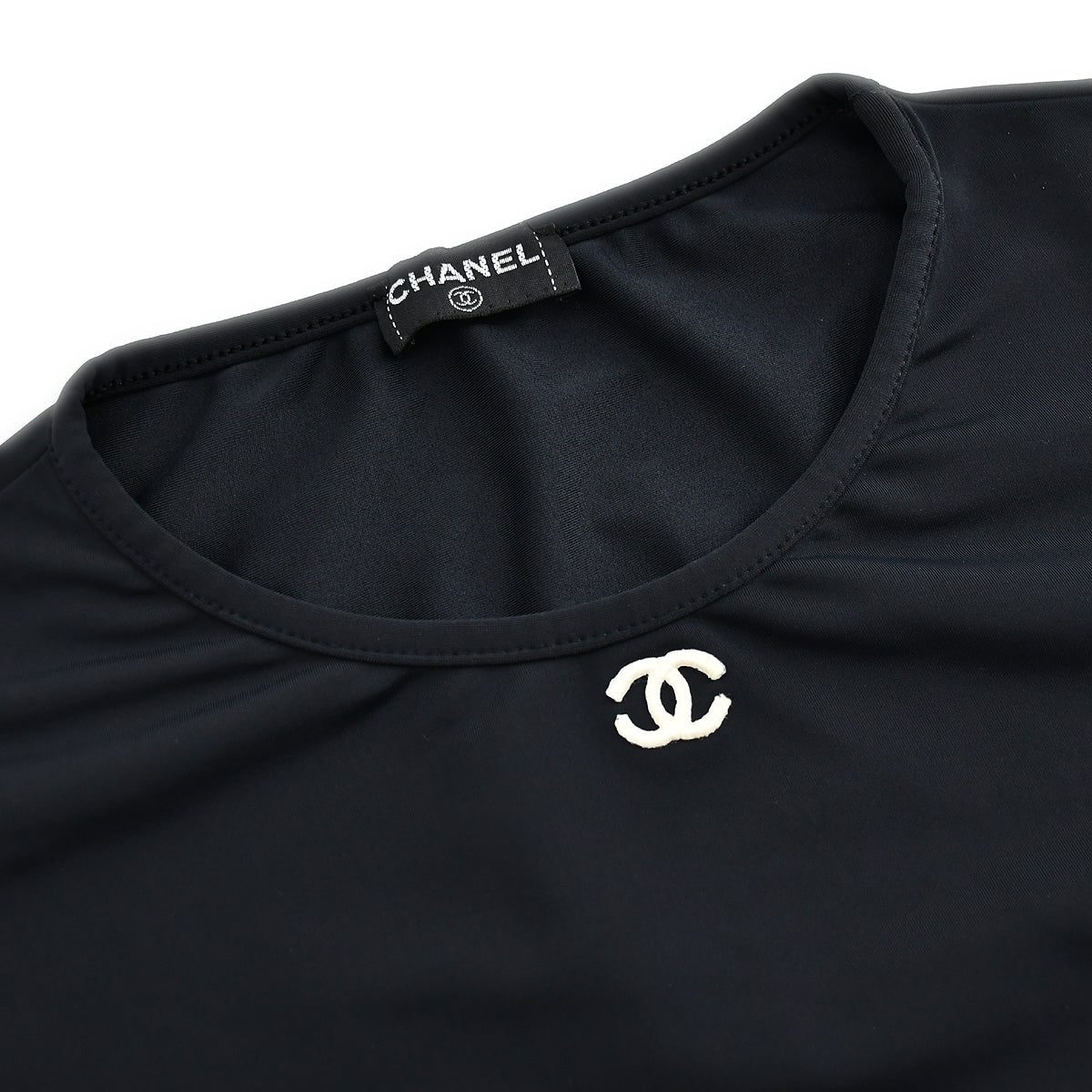 Luxury Chanel Cropped T-shirt Black #42