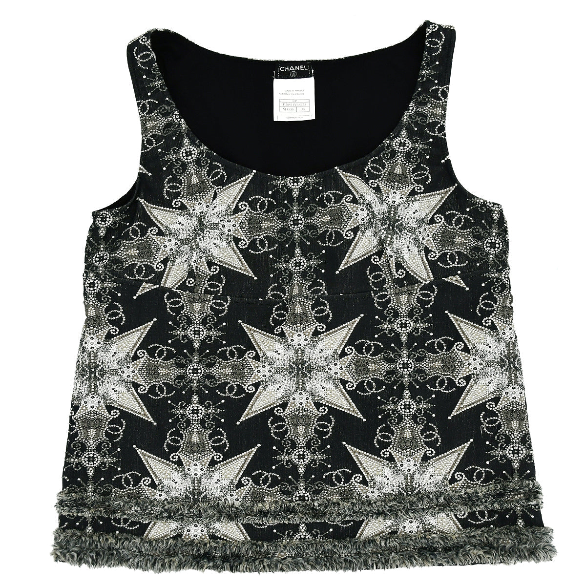 Luxury Chanel Sleeveless Black 06P #38