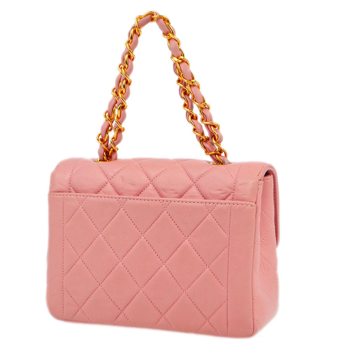 Luxury Chanel 1996-1997 Pink Lambskin Handbag