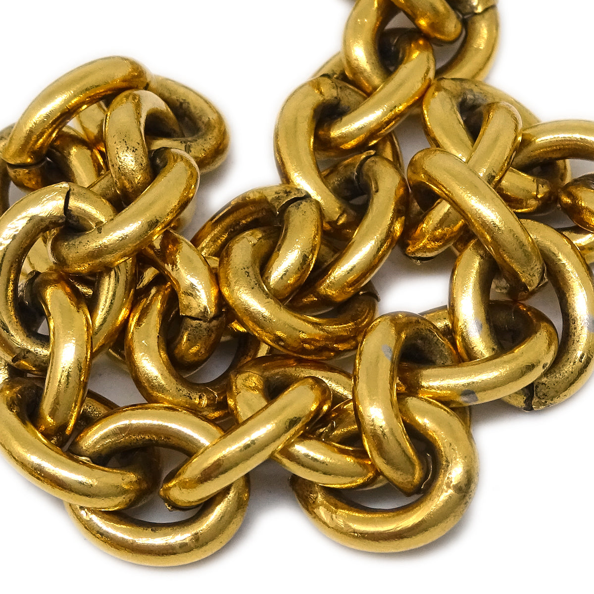 Luxury Chanel CC Gold Chain Belt 6051 Small New