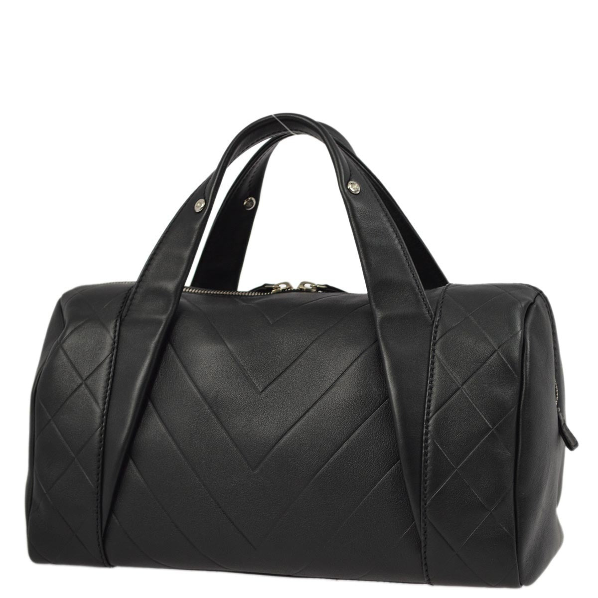 Luxury Chanel 2005-2006 Black Duffle Handbag