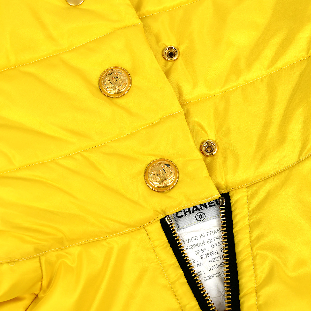 Luxury Chanel Jacket Yellow #40