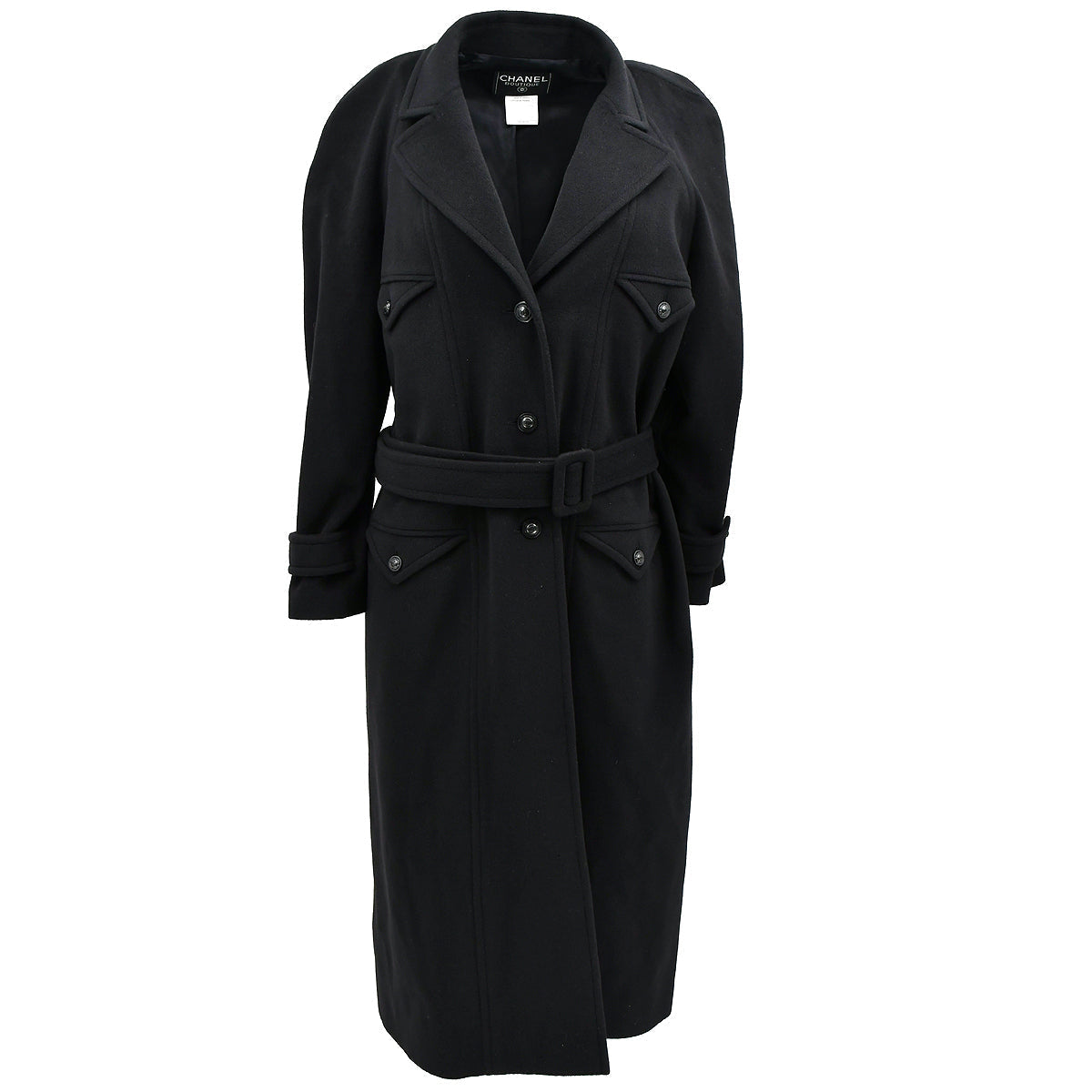 Luxury Chanel Coat Black 97A #38