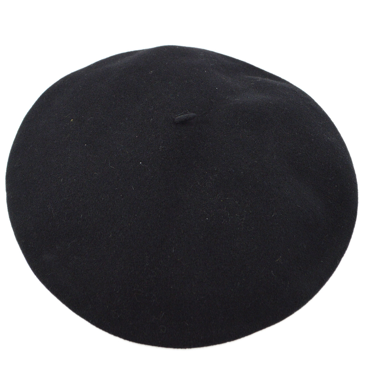 Luxury Chanel Oversize Black Hat Beret #57 Small New
