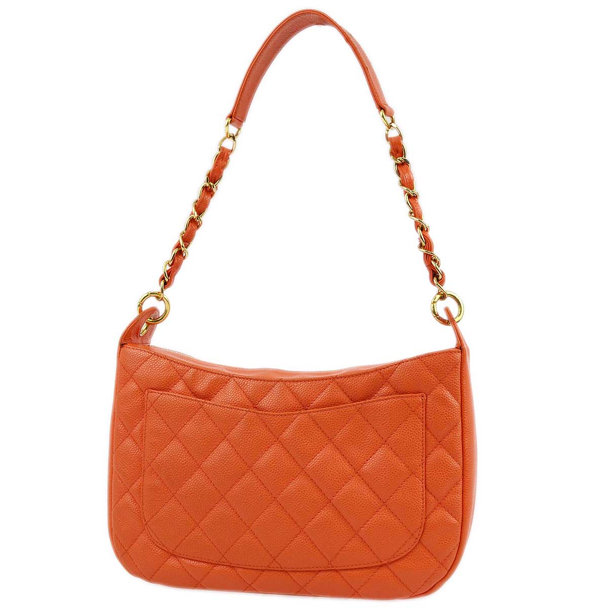Luxury Chanel 2001-2003 Pink Caviar Shoulder Bag
