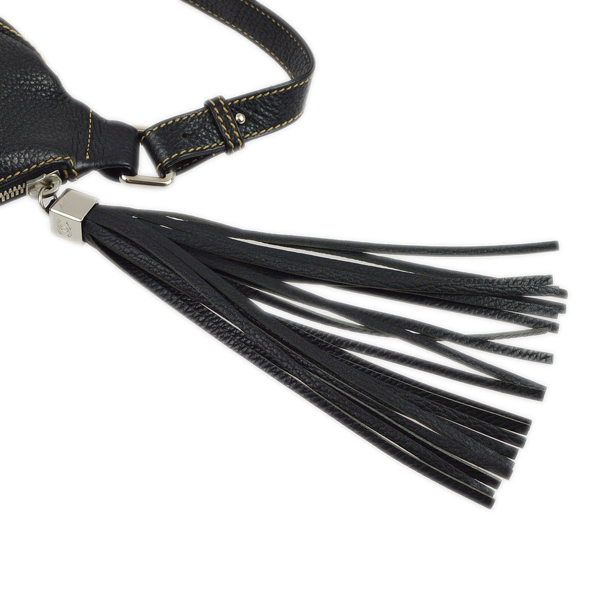 Luxury Chanel 2001-2003 Black Calfskin Shoulder Bag