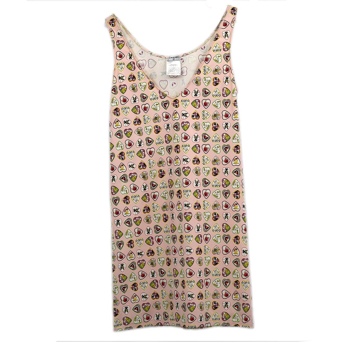 Luxury Chanel Valentine Dress Pink 06P #38