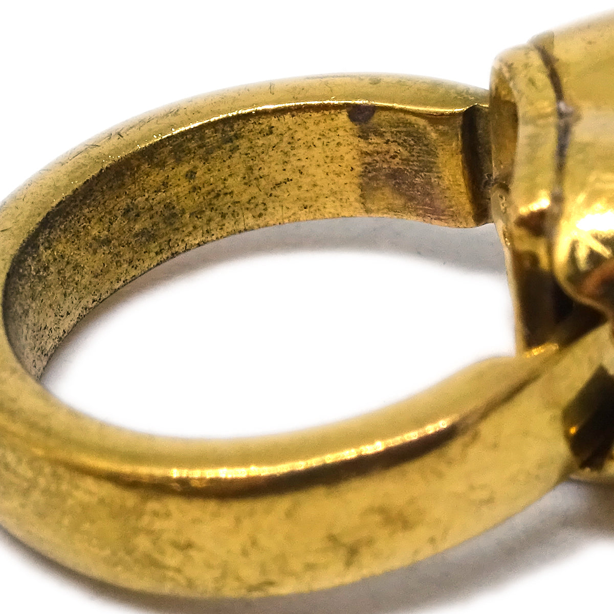 Luxury Chanel Ring Gold #52 #12 01P