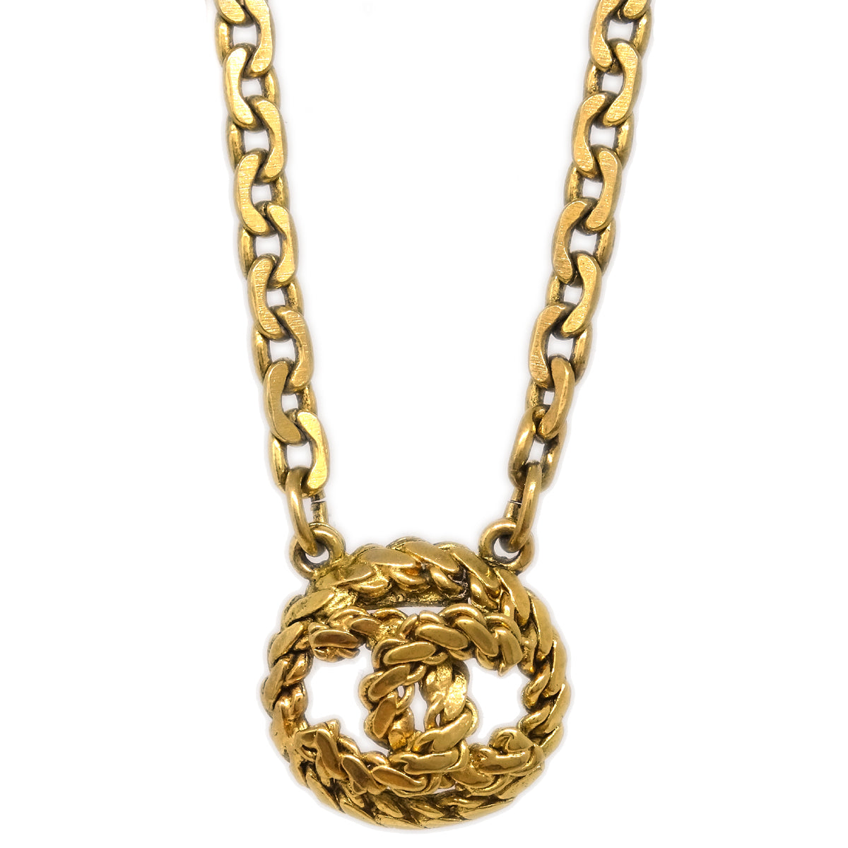 Luxury Chanel Medallion Pendant Necklace 3582/1984