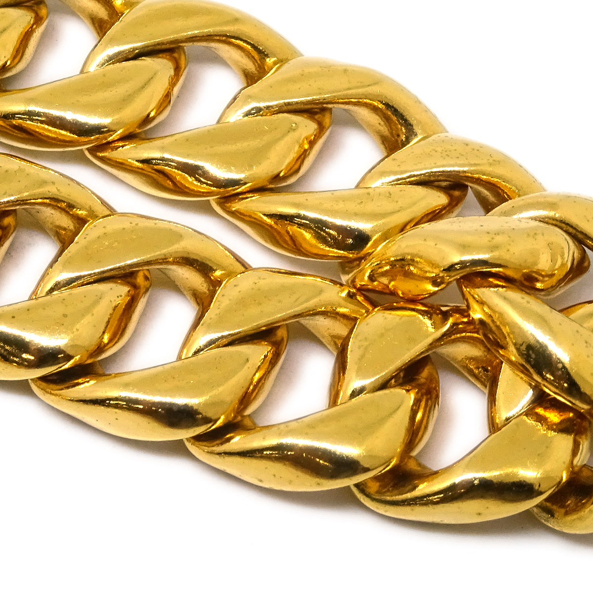 Luxury Chanel Medallion Chain Belt Gold Small New