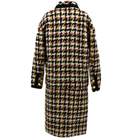 Luxury Chanel Setup Suit Jacket Dress Black 01 #38