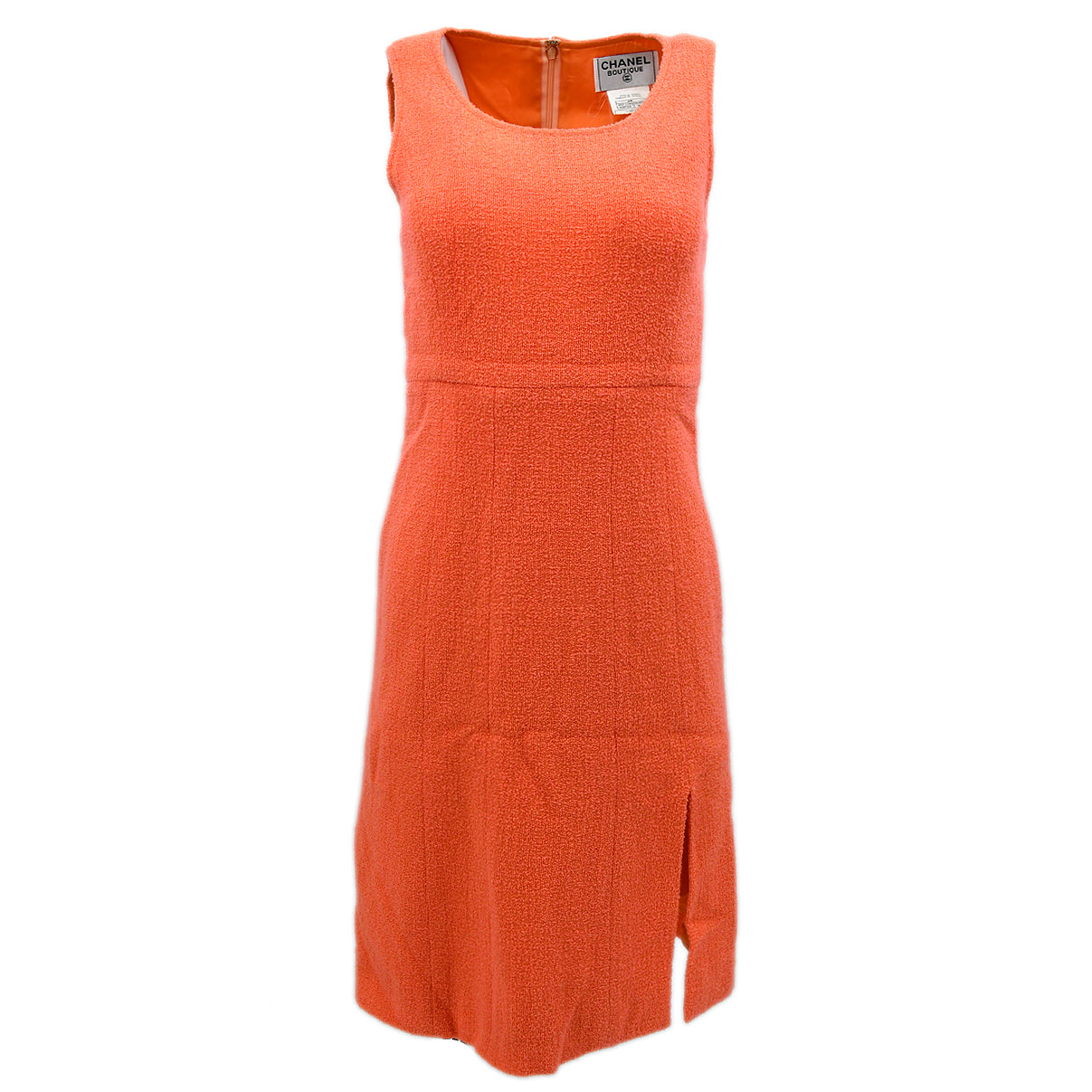 Luxury Chanel Setup Suit Jacket Dress Orange 97P #40