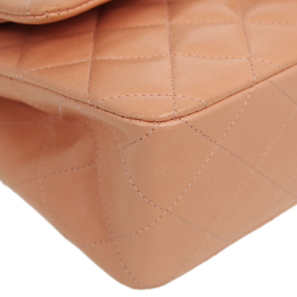 Luxury Chanel * 1994-1996 Pink Lambskin Small Classic Double Flap Shoulder Bag